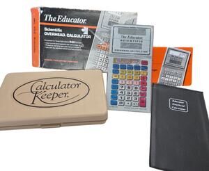 NEW Vintage The Educator Scientific Calculator Keeper TI30 Overhead Projector